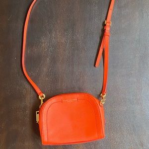 Marc Jacobs orange leather crossbody